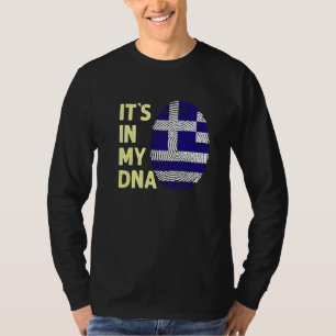 Griekenland in mijn dna - Griekse vlagteam Grieken T-shirt