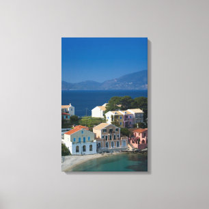 GRIEKENLAND, Ionische Eilanden, KEFALONIA, Assos: Canvas Afdruk