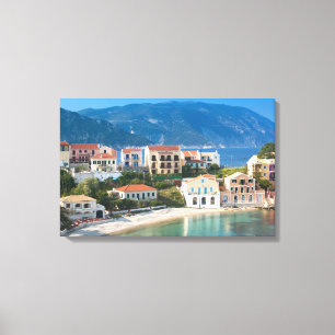 GRIEKENLAND, Ionische Eilanden, KEFALONIA, Assos: Canvas Afdruk