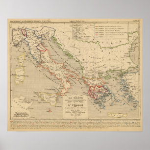 Griekenland, Italië, 1190 a 504 v JC Poster