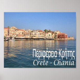 Griekenland - Kreta - Chania - Poster