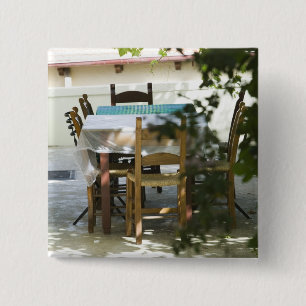 GRIEKENLAND, KRETA, Provincie Hania, Vamos: Caféta Vierkante Button 5,1 Cm
