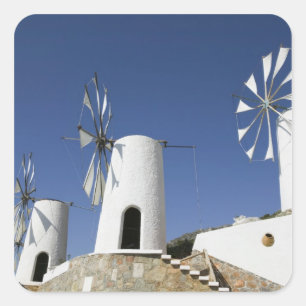 GRIEKENLAND, KRETA, Provincie Iraklio, Ano Kera: Vierkante Sticker