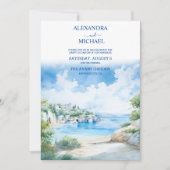 Griekenland landschap Santorini bruiloft Kaart (Voorkant)