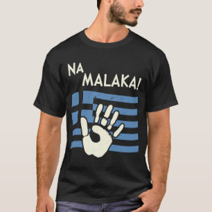 Griekenland Malaka Griekse Gyros Corfu T-shirt