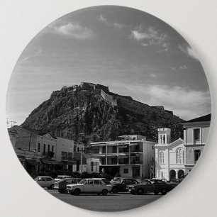 Griekenland Nafplion Venetian castle 1970 Ronde Button 6,0 Cm