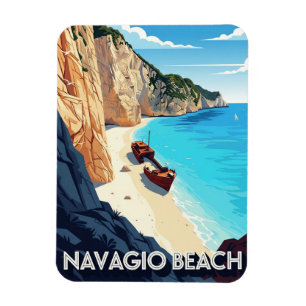 Griekenland Navagio Beach Travel Magneet