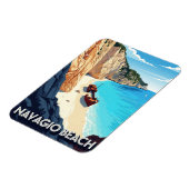 Griekenland Navagio Beach Travel Magneet (Linkerzijde)