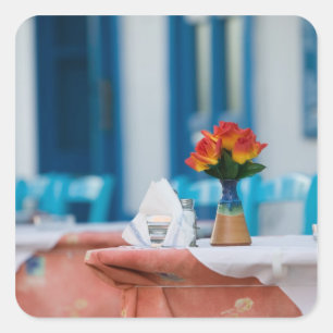 GRIEKENLAND, noordoostelijke Egeïsche eilanden, S Vierkante Sticker