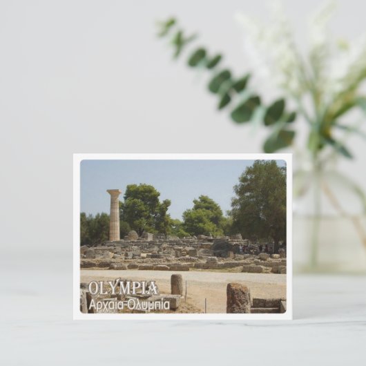 Griekenland - Olimpia - Briefkaart (Staand voorkant)