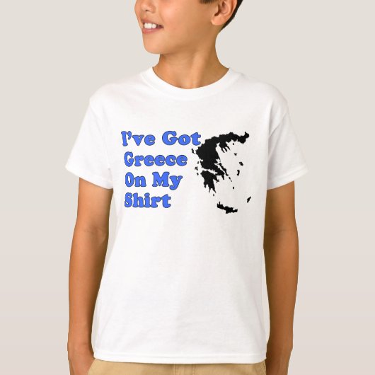 Griekenland op mijn Shirt (Voorkant)