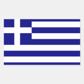 Griekenland Rechthoekige Sticker (Voorkant)
