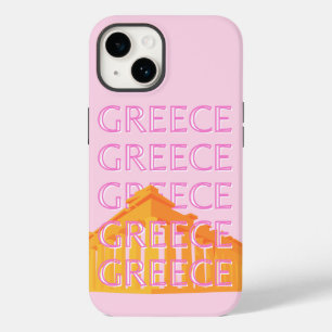 Griekenland, Reiskunst, Roze Case-Mate iPhone 14 Hoesje