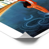 -Griekenland reisposters Poster (Hoek)