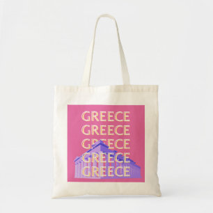 Griekenland Reizen Kunst, Zomer Reizen Kunst, Retr Tote Bag