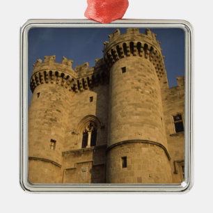 Griekenland, Rhodes Town. Uitzicht van het paleis  Metalen Ornament