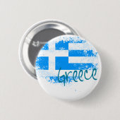 Griekenland Ronde Button 5,7 Cm (Voorkant /achterkant)