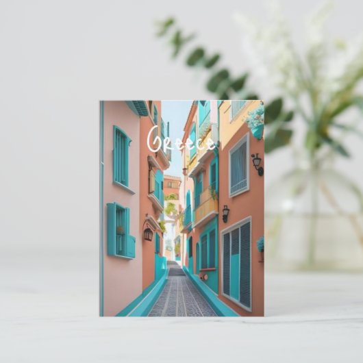 Griekenland Santorini Briefkaart (Staand voorkant)