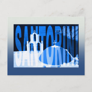 Griekenland santorini briefkaart