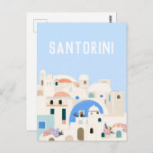 Griekenland Santorini Briefkaart (Voorkant / Achterkant)