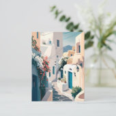 Griekenland Santorini Briefkaart (Staand voorkant)