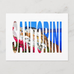 Griekenland santorini oia briefkaart