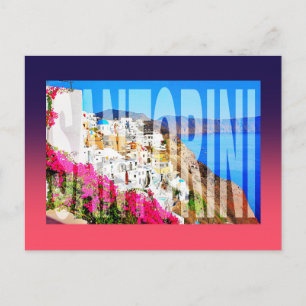 Griekenland santorini oia briefkaart