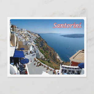 Griekenland - Santorini - Thera - Thira - Fira - Briefkaart