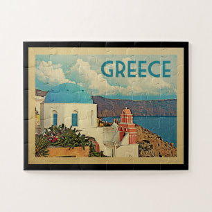Griekenland Santorini Vintage Travel Legpuzzel