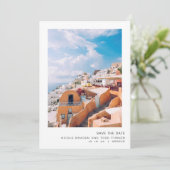 Griekenland Save the Date (Staand voorkant)