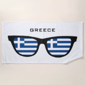 GRIEKENLAND Shades aangepaste badhanddoek (Voorkant)