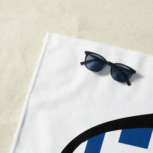 GRIEKENLAND Shades aangepaste badhanddoek (In situ)