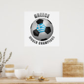GRIEKENLAND-SOCCERCHAMPIES POSTER (Keuken)