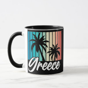 Griekenland Souvenir Vakantie Vintage Reis Retro Mok