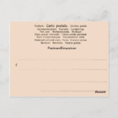 Griekenland, straatbeeld briefkaart (Achterkant)