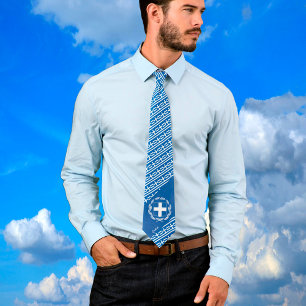 Griekenland Stripes Stropdas, bedrijf Griekse mode Stropdas