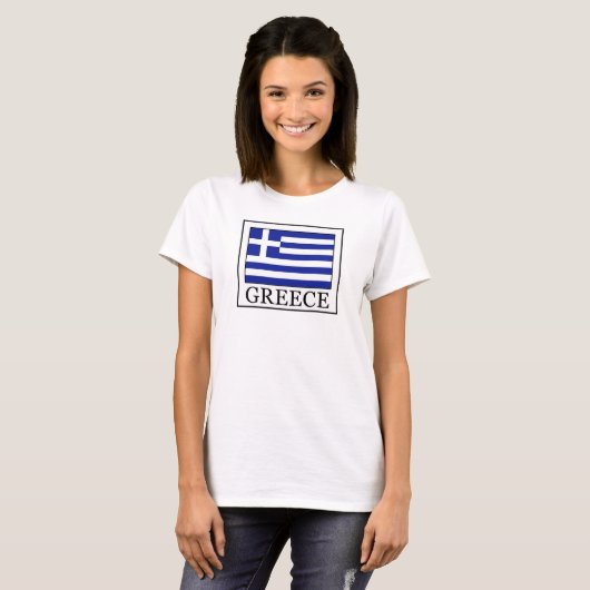 Griekenland T-shirt (Voorkant volledig)