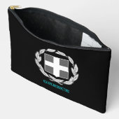 Griekenland tas, Griekse wapen / vlag Etui (Open)