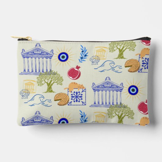 Griekenland Vakantie Minimalisme Etui (Voorkant)