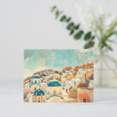 Griekenland Vintage Reizen Briefkaart (Staand voorkant)