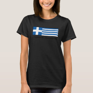 Griekenland Vlag Hellas Ellada Thessaloniki Gr T-shirt