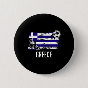 Griekenland Vlag Jersey Grieks Voetbalteam Grieks Ronde Button 5,7 Cm