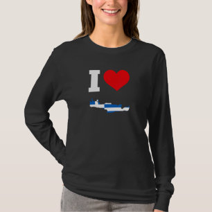 Griekenland vlag voor Kreta I Love Kreta 1 T-shirt