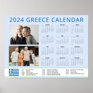 Griekenland   Voeg je foto toe 2024 Greek Family C Poster