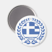 Griekenland Wreath Magneet (Voorkant / Achterkant)