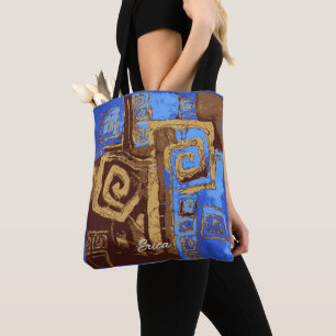 Grieks Abstract Tas met eigen  kunst