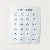 Grieks alfabet wandkleed (Voorkant)