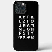 Grieks Alphabet Hoesje-Mate iPhone Case