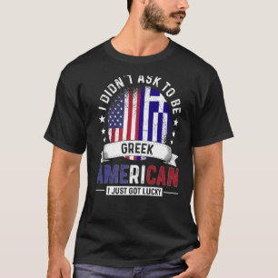 Grieks-Amerikaanse landen vlaggen pride land Griek T-shirt