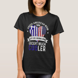 Grieks-Amerikaanse Moeder Moederdag Mama Land Grie T-shirt